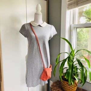 Cute gray, collared dress